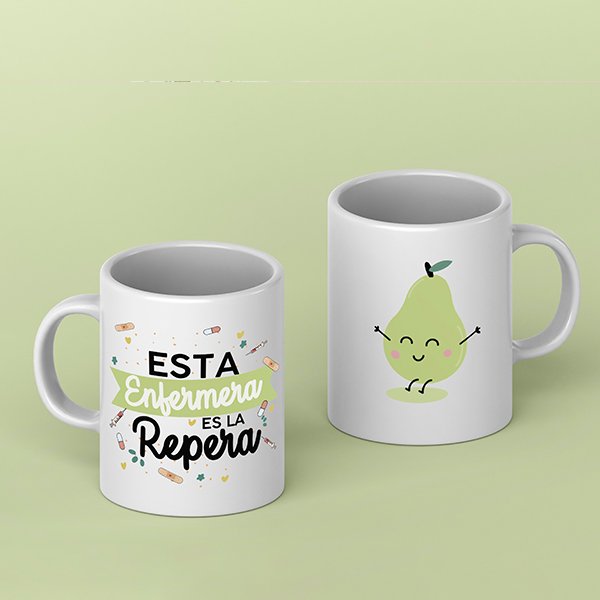 TAZA-ENFERMERA-REPERA-2.jpg Taza Personalizada Enfermera Repera- Hashtag Movil - Imagen 1