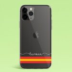 Funda Personalizada Bandera España Horizontal Caligráfica